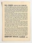 1961 May Doll Talk For Collectors Zine Antiques International Costumes Kimport