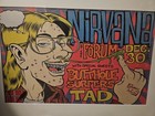 Nirvana Music Poster   At The Forum W butthole Surfers   Dec 30th