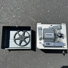 Bell   Howell Autoload 357a 8mm super 8 Desktop Movie Projector W  Case Gray