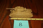 Vintage Marx Battleground Desert Fox Desert Tan American Army  41 Tank B - Mpc