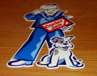 Vintage  cracker Jack Sailor Boy   Dog  11 3 4  Metal Enamel Candy Gasoline Sign