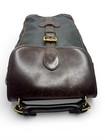 Mulholland Brothers Hand Made In America Usa Leather Bag 2 Bottle Wine Tote