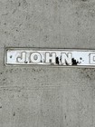 John Deere Vintage Original 23 3 4  Tractor Bulldozer Farm Long Badge Emblem