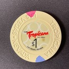 Tropicana Las Vegas Nevada  1 Casino Chip 2010 Obsolete Gaming Poker Table Game
