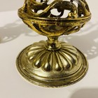 Antique Vintage 11  Table-top Metal Brass 6 Light Candelabra Candle Holders Set