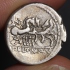 Roma Head Denarius 111bc Ancient Roman Republic Silver Coin Claudius Pulcher