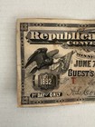 1892 Ticket Vintage Republican National Convention Ticket Benjamin Harrison