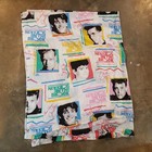 Vintage 90s New Kids On The Block Full Size Flat Sheet Winterland Boy Band Promo