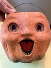 Bethany Lowe Vintage Style Paper Mache Halloween Jack-o-lantern Pumpkin Bucket