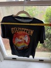 Led Zeppelin U s  Tour 1975 Graphic Band T-shirt Black Bershka Xs