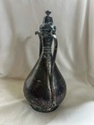 Antique Ottoman Period Turkish Tinned Copper Ewer Coffee Pot Pitcher 15    Tall