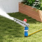 1  360   Adjustable Impact Sprinkler Large Area Water Irrigation Spray Gun Usa
