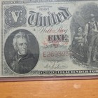 1907  5 Large Size Legal Tender United States Note Banknote E269393