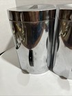 Vintage Kromex Kitchen Canister Set Sugar Flour Coffee Tea Mid Century 