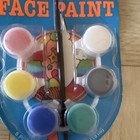 Nos Vintage Palmer Face Paint Make-up Complete Kit 6 Halloween Clown Costume 90s