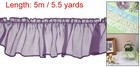 Ruffle Lace Ribbon Trim Pleated Lace Fabric Trim 5 5 Yard Purple