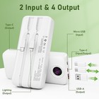 Power Bank 20000mah 45w Charging Portable External Battery Backup For Cell Phone