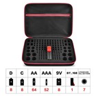 Battery Organizer Storage Case Box With Tester Fits Aa Aaa 9v C Holder  case 