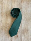 Dark Green Cotton Neck Ties For Men Groomsmen Wedding London Jae Apparel