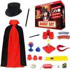Magic Kit For Kids   Fun Magic Tricks Set For Ages 6-12   Magician Costume   Gui