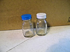 Vintage Miniature Ball Mason Jar Salt And Pepper Shakers   Free Ship
