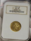 1839 Us  5 Liberty Gold Piece Ngc Au 58