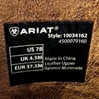 Ariat Western Boots Womens 7b Red Primetime Natural Crunch 10034162
