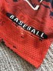 Baseball Lifestyle 101 Red Black Graffiti Abstract Camo Youth L Shorts