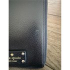 Kate Spade Wellesley Leather Zip Around Personal Planner Organizer Black Pink