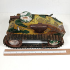 Vintage Marx E12 Tin Lithograph Wind-up Tank Has Tracks For Parts Or Restoration