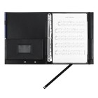 Muqing Large Black Choral Music Folders  3 Ring Choir Music Binder