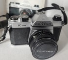 2 X Asahi Pentax K1000 35mm Camera W  Smc Pentax-m 1 2 50 Mm Lenses Flash Book