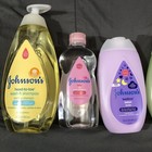 5x Johnson s Baby Body Wash  Lotion  Bedtime  Soothing Vapor Shampoo  Oil