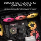 Corsair - Nautilus 360 Argb Liquid Cpu Cooler With Rs120 Argb Fans - Black