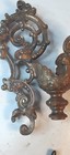 Antique Cast Iron Urn Topper Finial Lamp Part Fountain Heavy