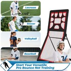 Heavy-duty Lacrosse Rebounder For Backyard With Bonus Target Network  strip