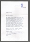 1966 Tls Signed Letter From Lawrence Welk On Official Abc-tv Stationary  Aladdin