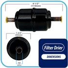 Appli Parts Apfd-032s 1 4 In Liquid Line Refrigerant Ac Filter Drier Hvac Refrig