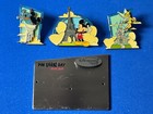 Disneyland Paris Dlrp 2007 Pin Trading Day Plate And 3 Pin Stitch Mickey Le R01