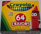 Crayola Crayons - 64 Colors - Made With Solar Power - With Sharpener  New In Box