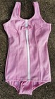 Vintage 50s Original Unworn 9-10 Years Girls Pink 1 Pc Swimsuit