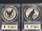 2023 S Morgan   Peace Dollar Reverse Proof Set Pcgs Pr70 Special Label