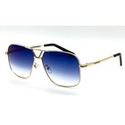 Aviator Sunglasses Gold Frame Blue Mirror Lens Fashion Sun Glasses Retro Classic