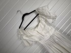 Cottage Core Dream Wedding Dress - White  Off-shoulders  Bows