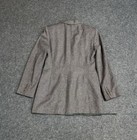 Lauren Ralph Lauren Blazer Women 4 Gray Wool Blend Tweed Single Button Jacket