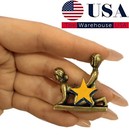 New Vintage Pure Brass Figure Statue Amulet Handwork Figurines Craft