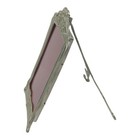 Vtg 80s Elias Fine Silver Pewter Floral 3 5 X 5  Photo Picture Frame 1925 Easel