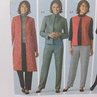 Simplicity 4789 Miss Jacket Jumper Pant Dress Sewing Pattern Size 20w-28w Uncut