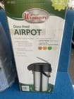 Winco Airpot  Ap822 2 2 L Glass Lined Lever  Swivel Base New