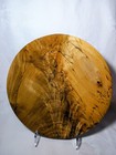 Curly Black Line Spalted Maple Crotch Wood Turning Bowl Platter Display Blank